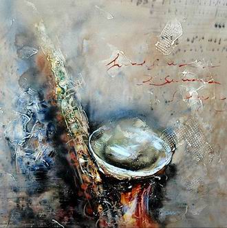 Musical Instrument oil painting